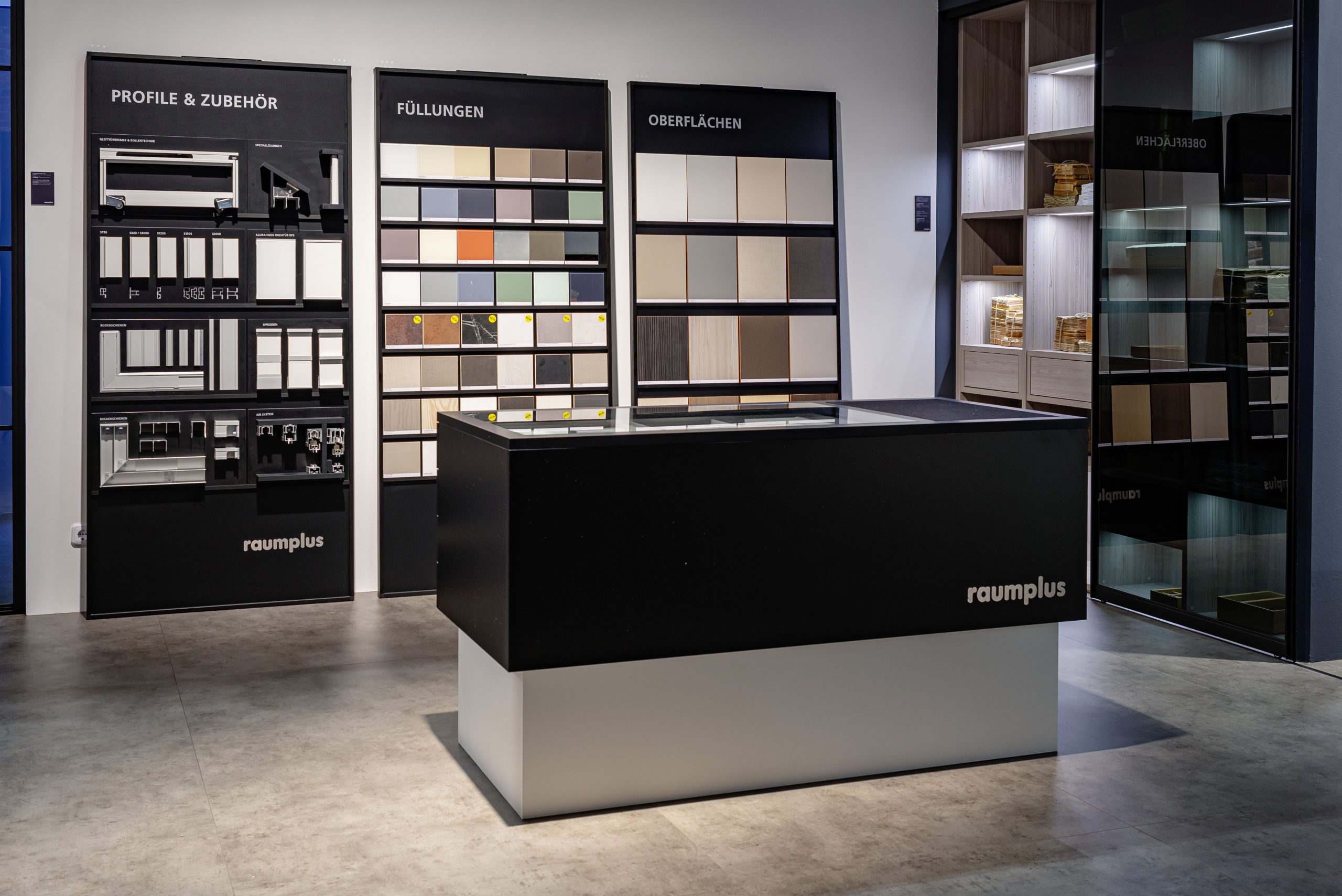 Oberflächen und Füllungen